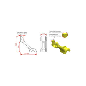 acquagioca luna  scivoli adattabile a tutte le strutture gioco misure rosso eurotank