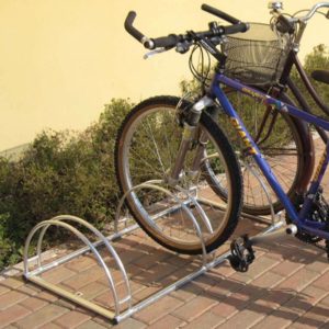 acquagioca posabiciclette a tre posti leggero arredo urbano eurotank